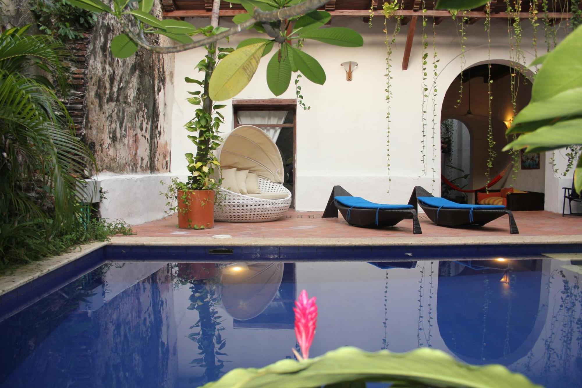 Hotel Casa Del Tejadillo Cartagena Exterior foto