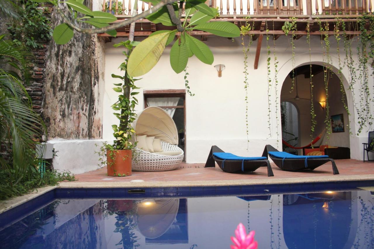 Hotel Casa Del Tejadillo Cartagena Exterior foto
