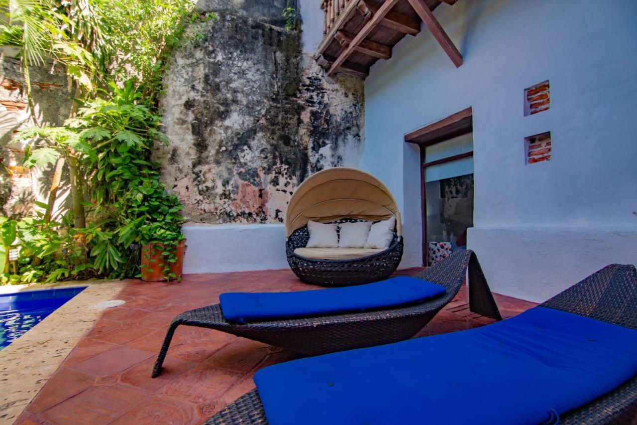 Hotel Casa Del Tejadillo Cartagena Exterior foto